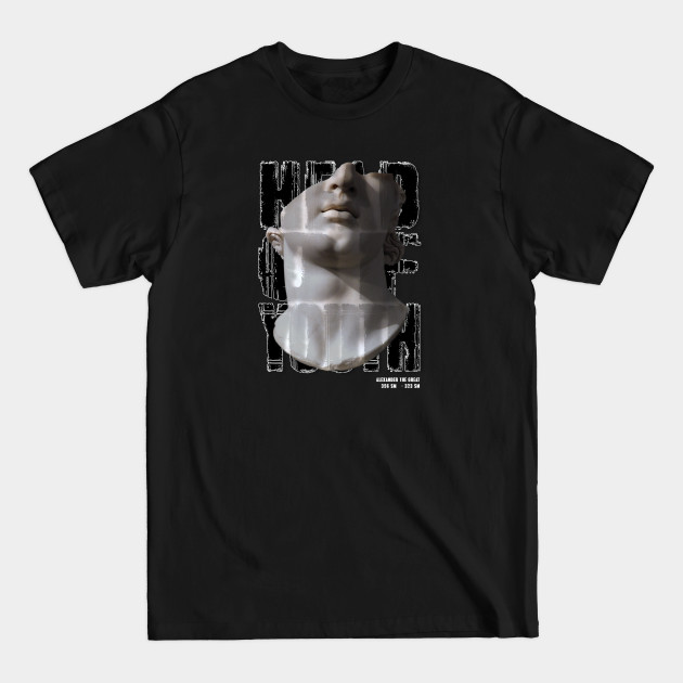 Alexander The Great Head Of Youth Design Alexander The Great TShirt
